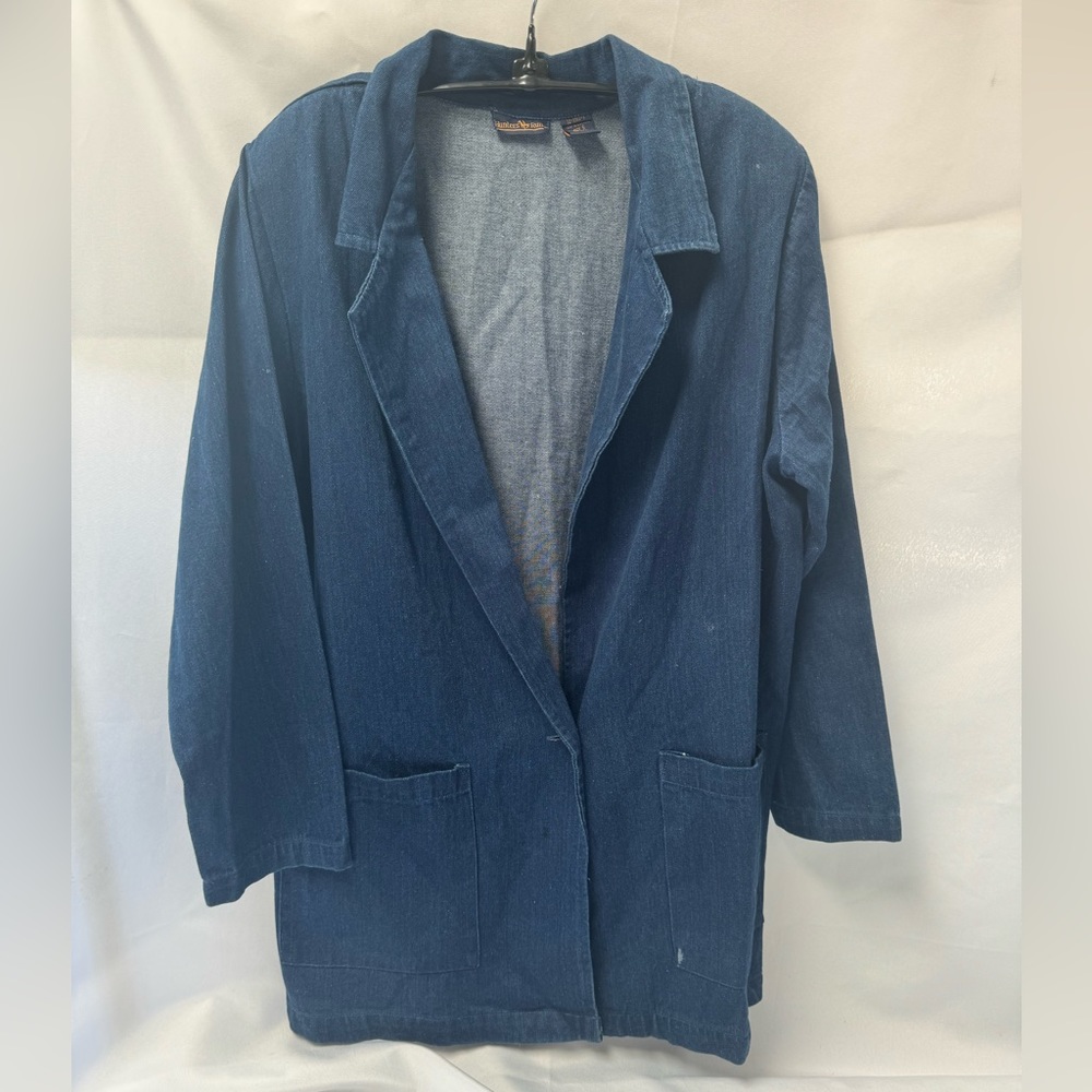 Vintage hunters run denim jacket
